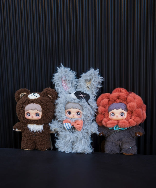 Maymei フード付きぬいぐるみ Qoo10] メイソウ 【激安販売】Maymei ぬいぐるみ ブ