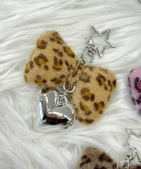 レオパードリボンキーホルダー