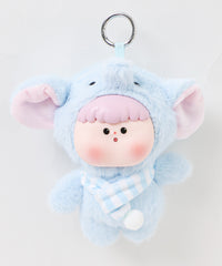 ぷっくりぽってりアニマルぬいぐるみキーホルダー