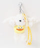 着ぐるみうさちゃんぬいぐるみキーホルダー/イエロー