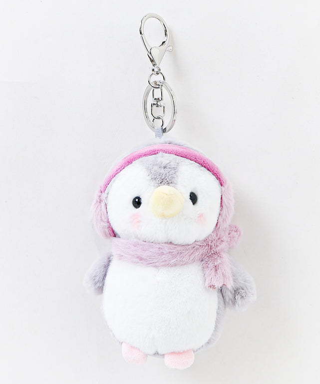 イヤマフぺんぎんぬいぐるみキーホルダー/柄1