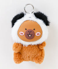 ぷっくりカピバラぬいぐるみキーホルダー