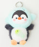ぷっくりぺんぎんぬいぐるみキーホルダー/ブルー