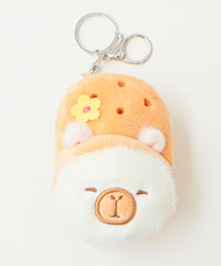 サンダルカピバラぬいぐるみキーホルダー