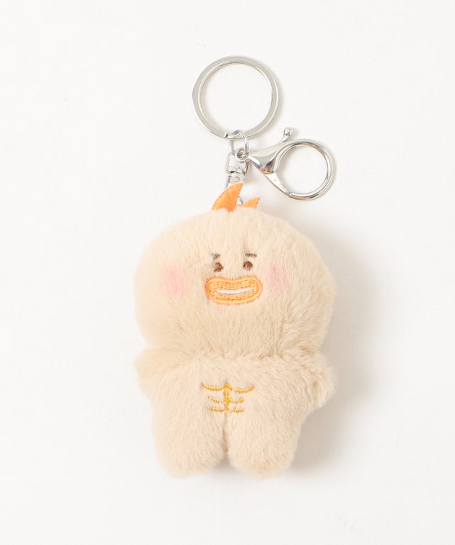 ムキムキチキンぬいぐるみキーホルダー/ブラウン