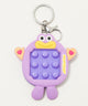 モンスターぷちぷちキーホルダー/パープル