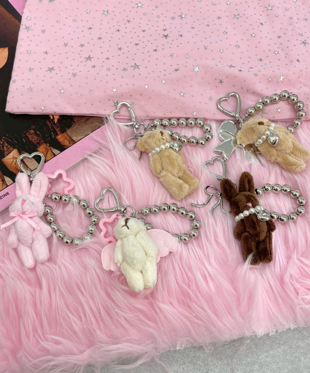 ミニアニマルチャームキーホルダー