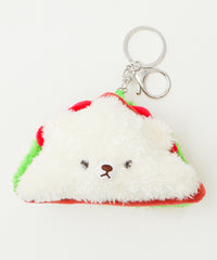 ベアサンドイッチぬいぐるみキーホルダー