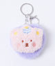 もこもこくまちゃんぬいぐるみミラーキーホルダー/柄2