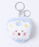 もこもこくまちゃんぬいぐるみミラーキーホルダー/柄3