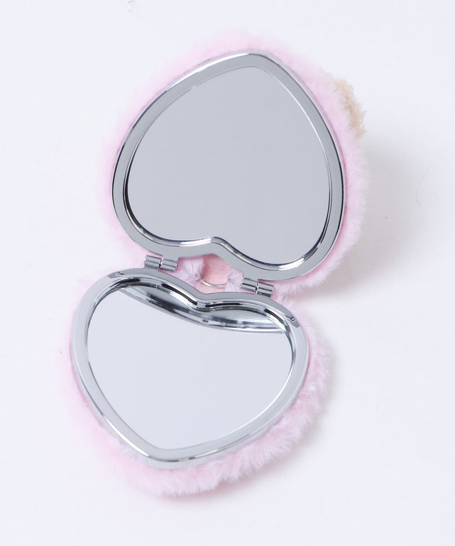 もこもこくまちゃんぬいぐるみミラーキーホルダー