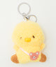 ちびあにまるぬいぐるみキーホルダー/イエロー