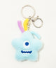 パステルスターモンスターぬいぐるみキーホルダー/ブルー