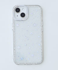 ビジューフレームスターiphoneケース