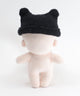 ぬいクマ耳ニットキャップ15cm/ブラック