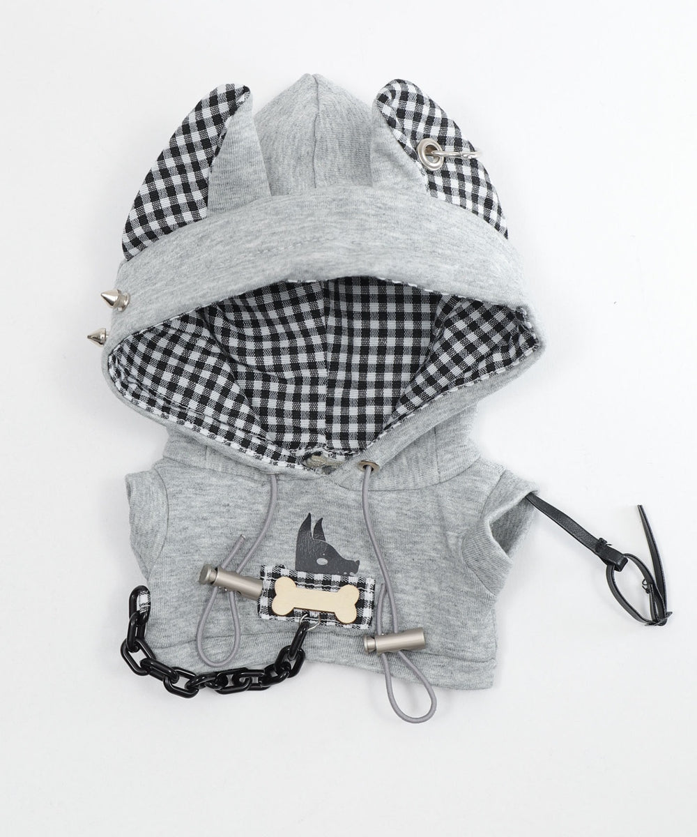 ぬいドッグパンクパーカー20cm