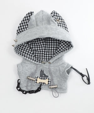 ぬいドッグパンクパーカー20cm