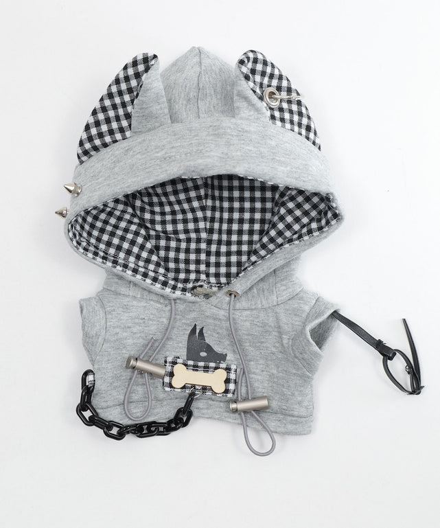 ぬいドッグパンクパーカー20cm