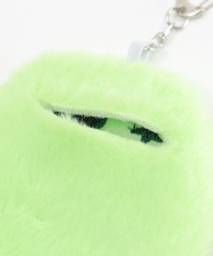 ふわもこお守りカードホルダーキーホルダー