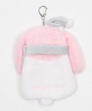 ふわもこスノーカードホルダーキーホルダー