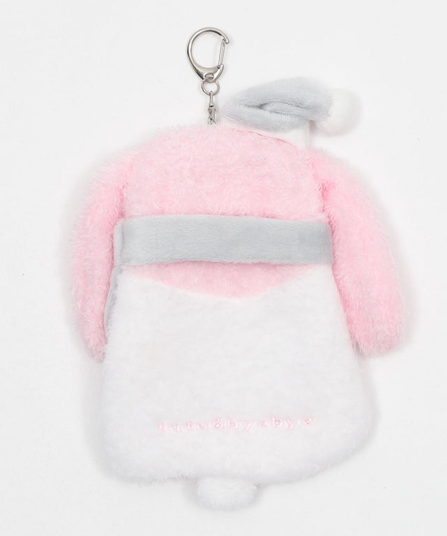 ふわもこスノーカードホルダーキーホルダー