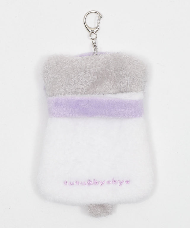 ふわもこスノーカードホルダーキーホルダー