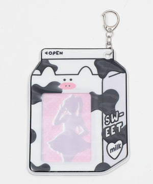 ドリンクパックカードホルダーキーホルダー