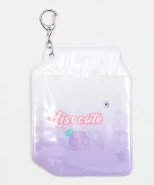 ドリンクパックカードホルダーキーホルダー