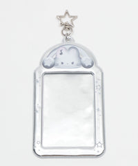 メタリックカードホルダーキーホルダー