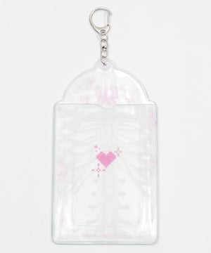 スケルトンカードホルダーキーホルダー