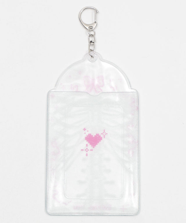 スケルトンカードホルダーキーホルダー