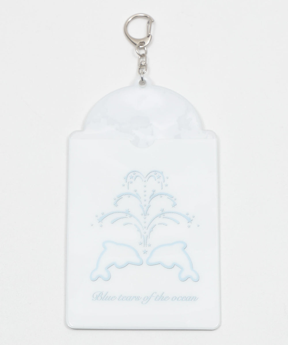 ドルフィングラフィックカードホルダーキーホルダー