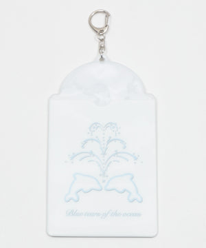 ドルフィングラフィックカードホルダーキーホルダー