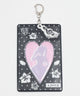 ハートフレームカードホルダーキーホルダー