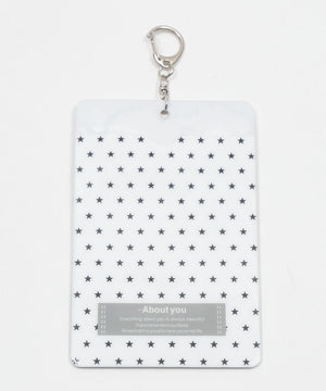 ハートフレームカードホルダーキーホルダー