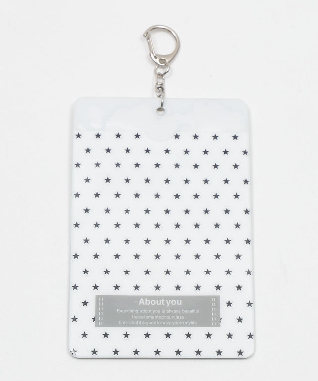 ハートフレームカードホルダーキーホルダー