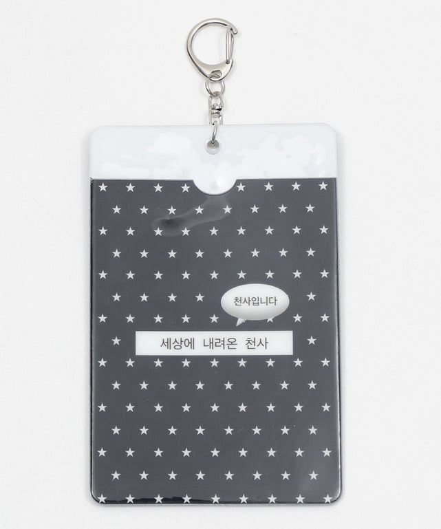 ハートフレームカードホルダーキーホルダー