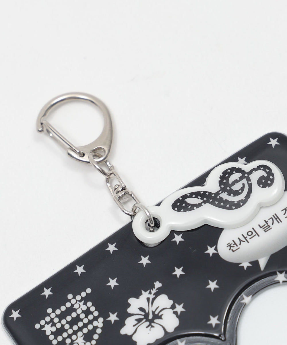 ハートフレームカードホルダーキーホルダー