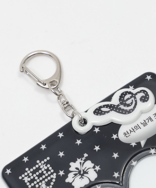 ハートフレームカードホルダーキーホルダー