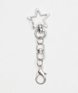 キラキラスターカードホルダーキーホルダー