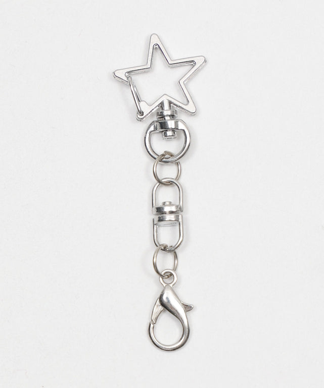 キラキラスターカードホルダーキーホルダー