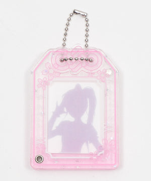 クリアお守りIDフォトケースキーホルダー