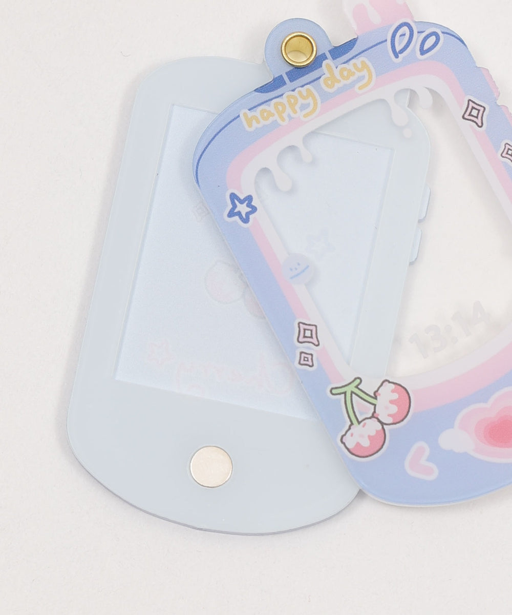 カラフルphoneIDフォトケースキーホルダー