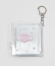 クリアハートIDフォトアルバムキーホルダー