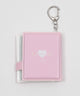 リボンハートIDフォトアルバムキーホルダー