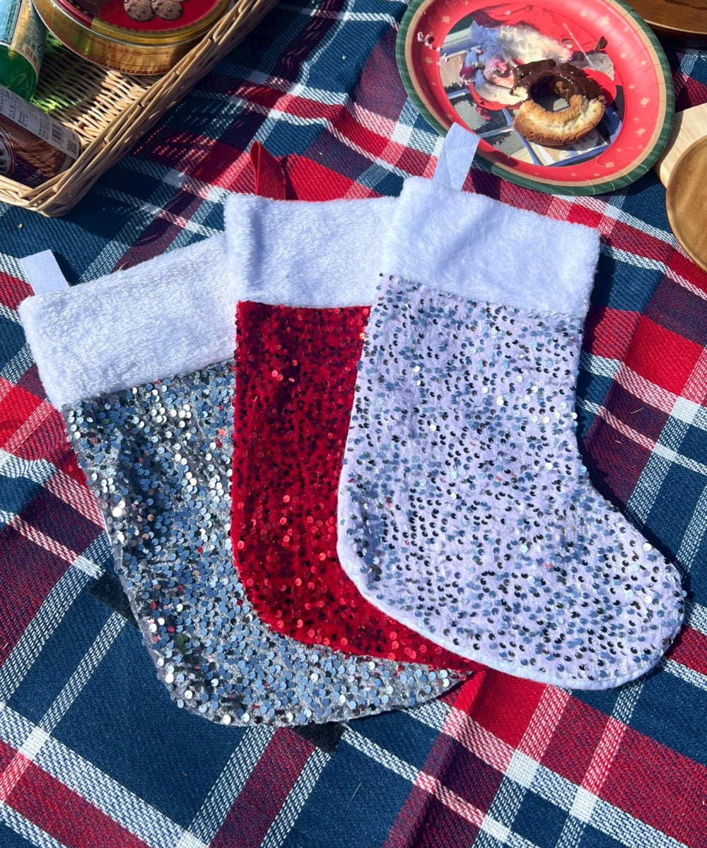 クリスマスキラキラくつした