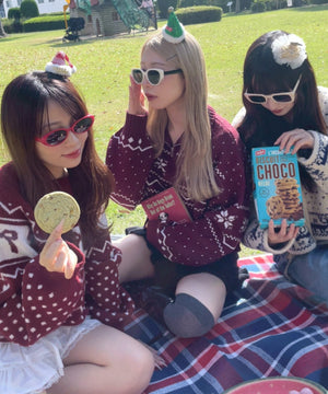 左：柄３　真ん中：柄７　右：柄４