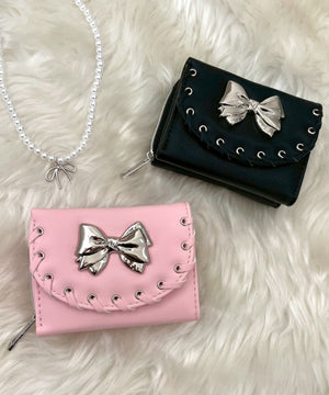 メタルリボンハトメウォレット