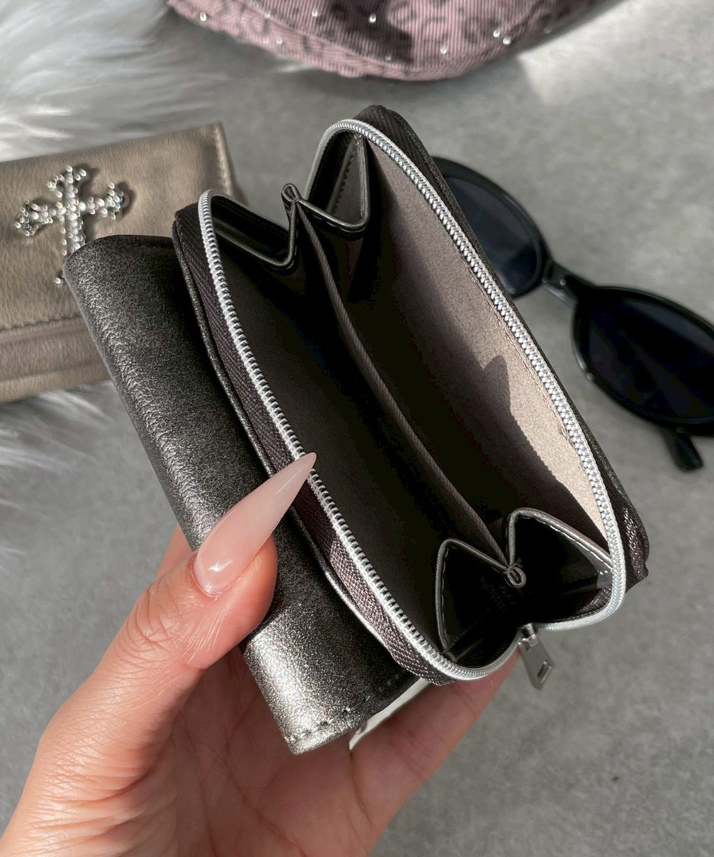 ラインストーンクロスウォレット