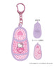 GALキティ ミニサンダルキーホルダー/柄2:レオパード（ピンク）